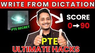 PTE Ultimate Hacks - Score 90 |  PTE Write from Dictation | Proven Tips | Skills PTE Academic