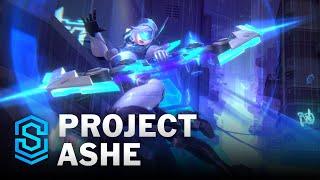 PROJECT Ashe Wild Rift Skin Spotlight