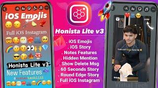 Honista Lite v3 ️‍| iOS Story without PNG + 60 Seconds Story | iOS Emojis + New Fonts |Vishal Tech