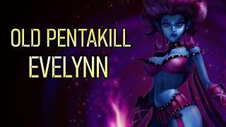 EVELYNN JUNGLE PENTA | Old Season 4 Gameplay Team Fights | League of Legends Pentakill