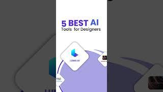 5 Best ai Tools  for Designers #ai #adobe #design #edit