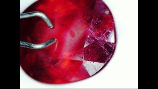 How to tell the difference between Unheated Ruby & Lead Glass Filled Ruby?