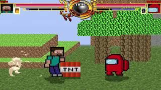 NICK54222 MUGEN: Steve VS Crewmate