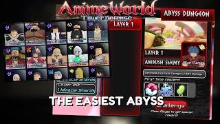 All You Need For Abyss In Anime World Tower Defense