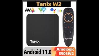 Tanix W2 стабильно высокое качество заходим в  стандартные настройки системы android 11