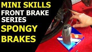 How to Fix Spongy Motorcycle Brakes  : Mini Skills - Bandit