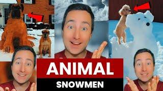 Animal Snowmen & Snow Sculptures | Taylor Nikolai