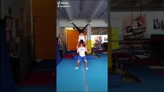 Cannonball to one arm handstand
