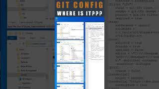 Git Config Location: Where does Git store system, local and user configuration data? || #Git #GitHub