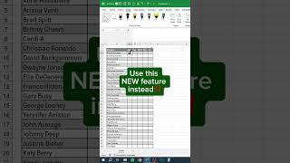 Checkboxes in Excel‼️ #excel