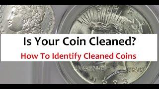 Are Your Coins Cleaned? Identify Cleaned Coins - How To Tell If A Coin Is Cleaned