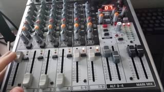 Dual PC stream setup - Mixer explanations - Behringer X1204 USB