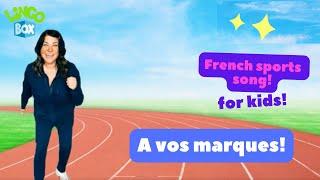 A vos marques French sports song and dance! Learn French sports with this fun, French song for kids!