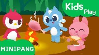 Learn expression with Miniforce | Eating Chicken | Miniforce eating turkey | Mini-Pang TV Kids Play