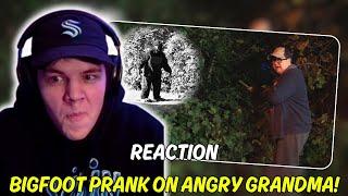 BOITASTIC REACTS to Bigfoot Prank on Angry Grandma!