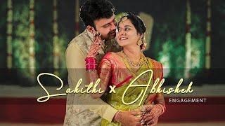 Sahithi + Abhishek engagement cinematic video || Chaitu's Media ||