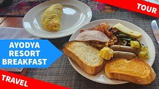 Ayodya Resort Bali Breakfast Buffet - Waterfall Restaurant and Palace