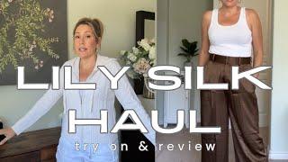 LILY SILK, WORTH THE HYPE?   NOT SPONSORED FASHION  OVER 40 | BEST Lily Silk Review for FALL