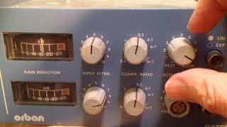 Orban 424 Limiter Compressor Audio Demo