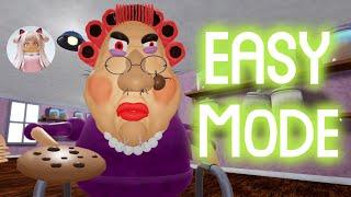 ESCAPE EVIL GRANDMA! (FIRST PERSON OBBY) EASY MODE Roblox Gameplay Walkthrough No Death [4K]