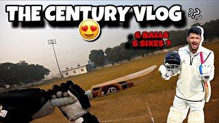 Ankit Kumar hits 6 balls 6 sixes?|| The CENTURY Vlog 