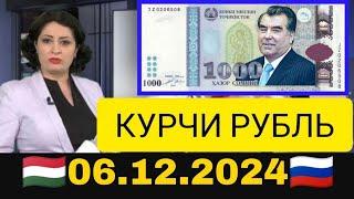 Қурби Асьор валюта Таджикистан сегодня 06.12.2024