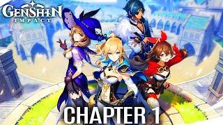 GENSHIN IMPACT Chapter 1 (ACT 1 & ACT 2) All Cutscenes Game Movie 1080p HD