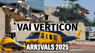 Biggest Helicopter Fly-In of 2025! VAI Verticon Arrivals Day 1 & 2