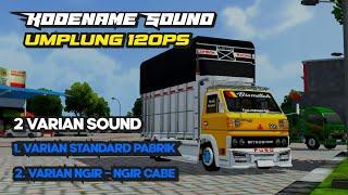 KODENAME SOUND UMPLUNG 120PS || BUSSID V4.2 UPDATE TERBARU ||#bussimulatorindonesia