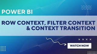 ROW CONTEXT  FILTER CONTEXT AND CONTEXT TRANSITION IN POWER BI | FORMULA ENGINE AND STORAGE ENGINE