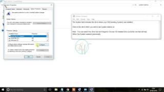 How to turn on System Protection/restore in Windows 10 Anniversary update [Tutorial]