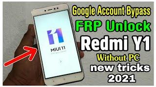 mi y1 frp unlock bypass miui 11  unlock MD16S frp bypass without pc