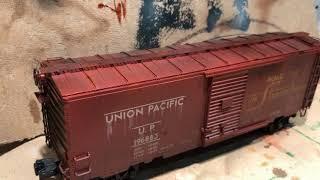 How to: Weathering a Model Train Boxcar, O Scale