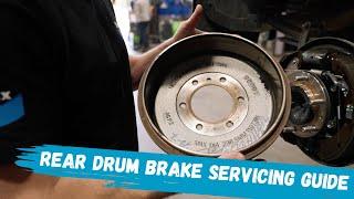 Rear Drum Brake Servicing Guide