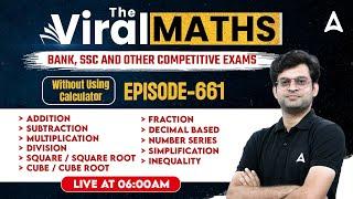 Bank Exams | Simplification | Number Series | Inequality | Arithmetic & DI | By Navneet Tiwari