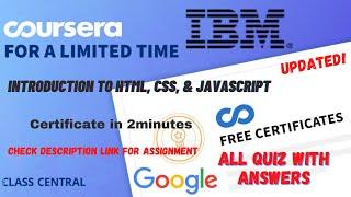 Introduction to Web Development with HTML, CSS, JavaScript,(week1-4) All Quiz Answers.#coursera#quiz