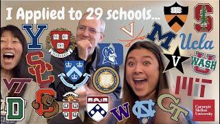 COLLEGE DECISION REACTIONS | Ivies, UCs, Stanford, MIT + more!