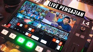 SWITCHER Live 5 Kamera  Layar GEDE !!! SDI HDMI Streaming Event Konser Pengajian - Feelworld L4