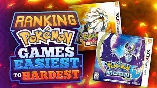 Ranking All The Pokemon Games Easiest to Hardest