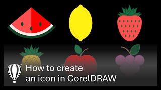 Discover how to create an icon in CorelDRAW