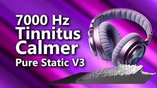 7000 Hz Tinnitus Calmer Linear Static Ambient Noise for Relief V3