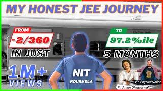 My Honest JEE Story | Cracked JEE in 5 Months | Without Coaching | NIT Rourkela | Trigunaditya Panda