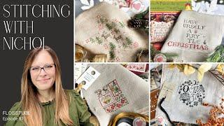 November Cross Stitching Updates + NEW Felt Stitching Dies Collection (Flosstube Ep 97)