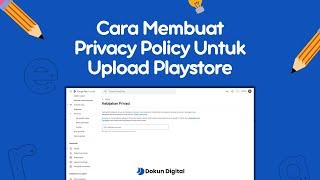 Cara Membuat Privacy Policy Untuk Upload Aplikasi ke Playstore - GRATIS 100%