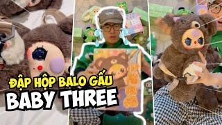 THẦY BEO U40 THỬ THÁCH UNBOX BALO GẤU ÔM BABY THREE MÀ KHÔNG ĐƯỢC NGỒI