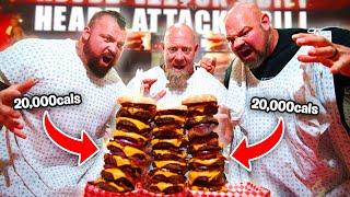 EAT This Burger or get SPANKED!? | 22,000 CALORIES!!!