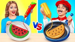 Fantastic 3d Pen vs Pancake Art Challenge | Funny Challenges by Multi DO Smile