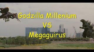 Godzilla Millenium VS Megaguirus - Parky