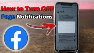 How to Turn OFF Facebook Page Notifications on Facebook Profile | Full Guide