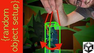 Simple C# Code to Randomise & Rotation Unity Objects - trees & rocks